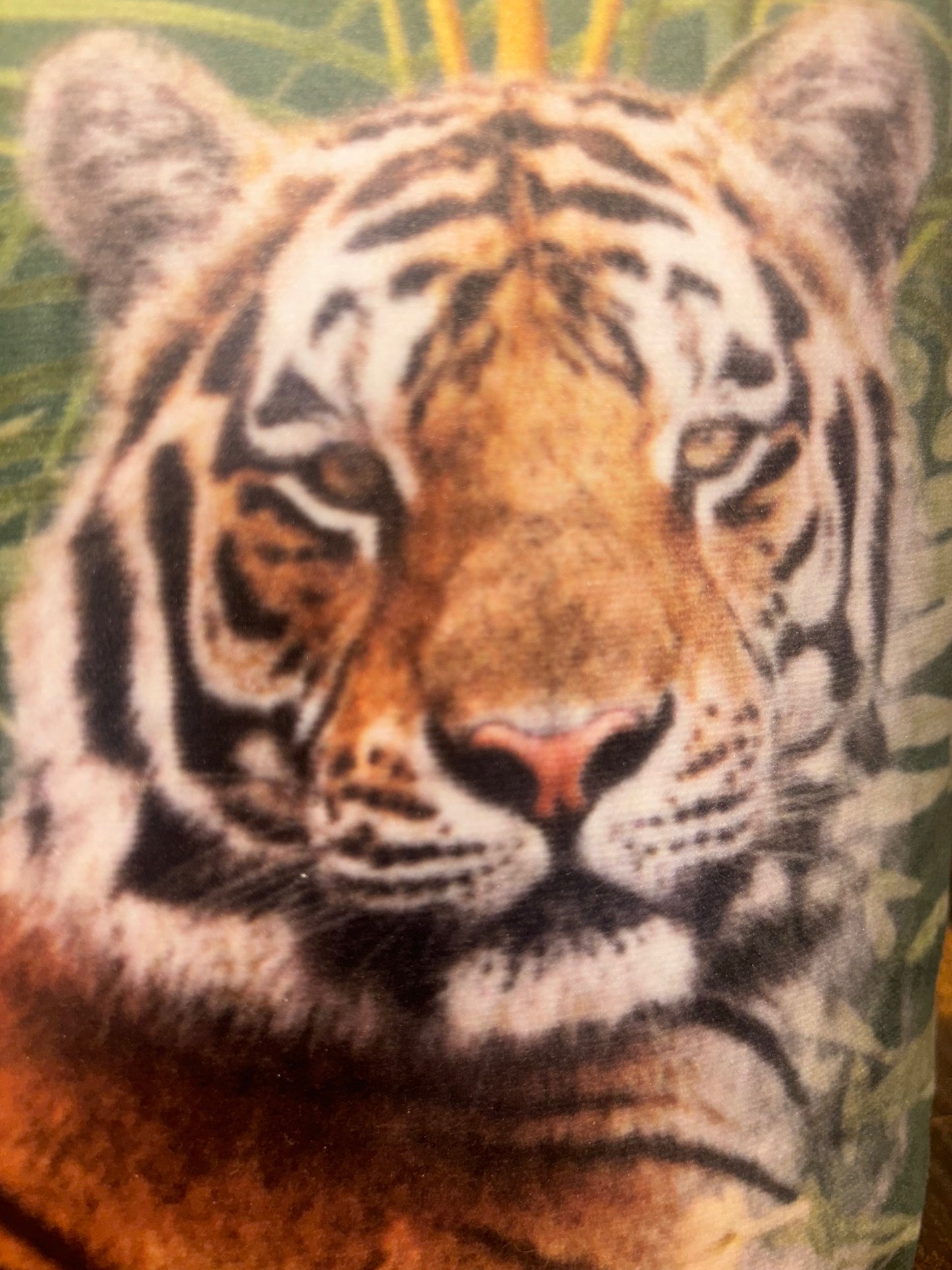 Tiger tropical Velvet Toiletry / Wash Bag