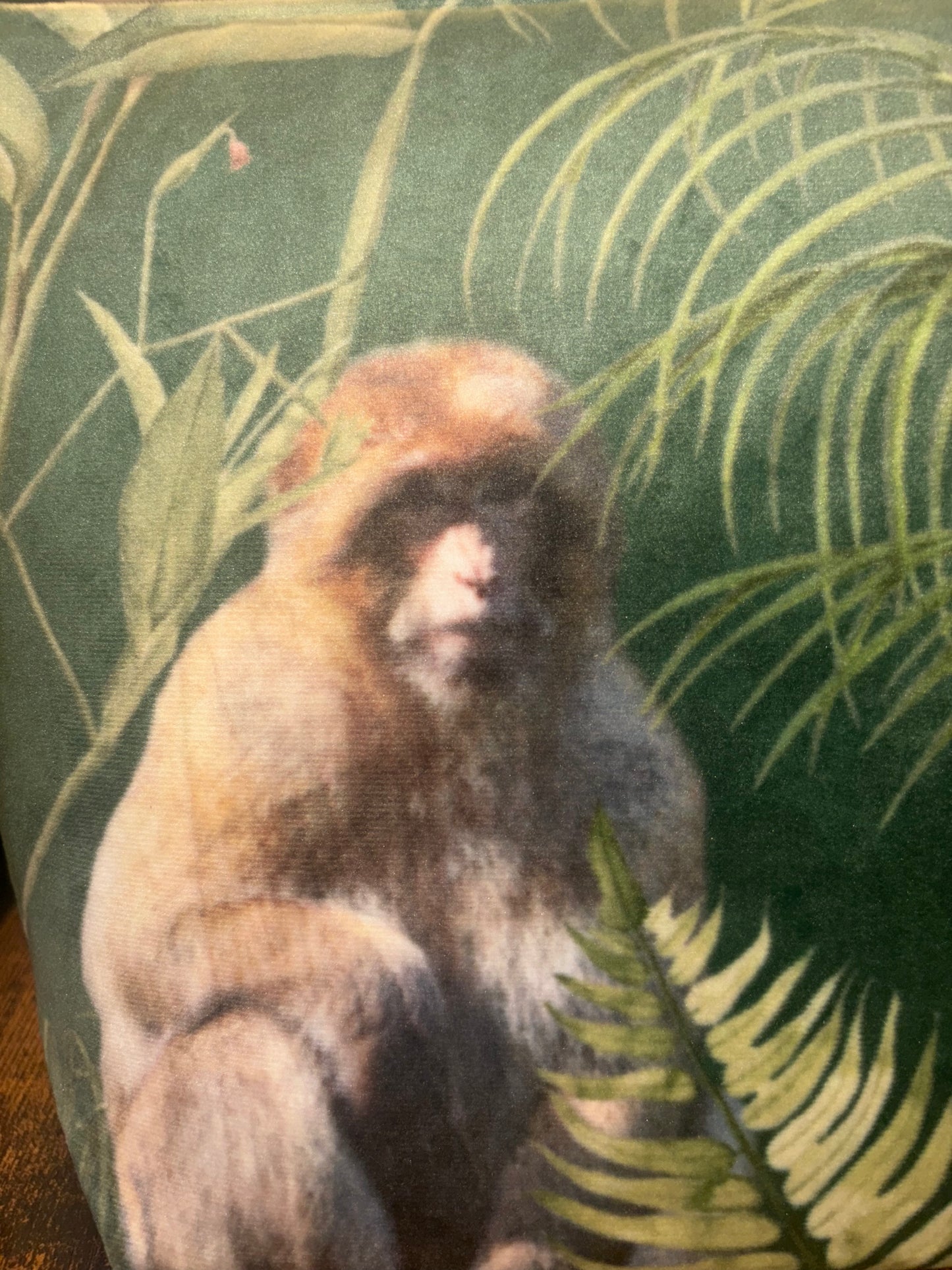 Tiger tropical Velvet Toiletry / Wash Bag