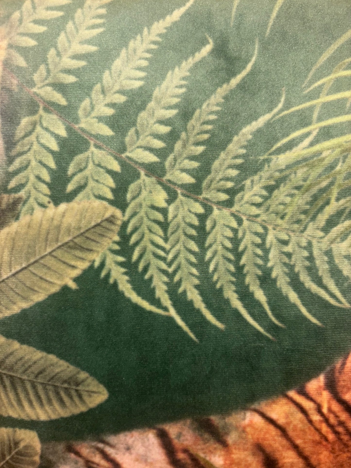 Giraffe tropical Velvet Toiletry / Wash Bag
