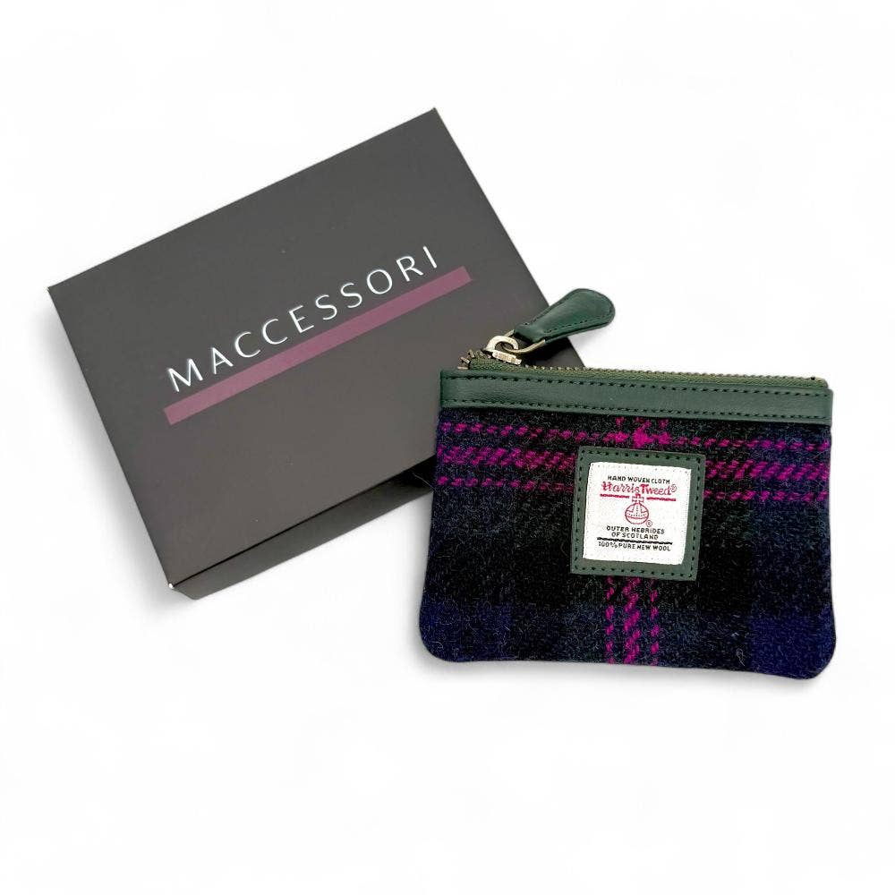 Harris Tweed Coin Purse Baird Check