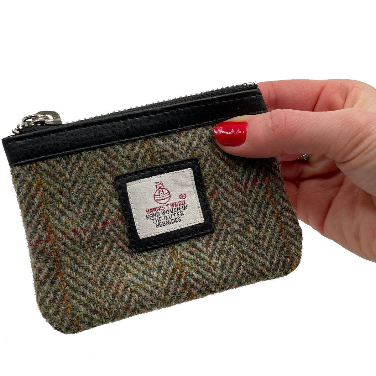 Harris Tweed Coin Purse Country Green
