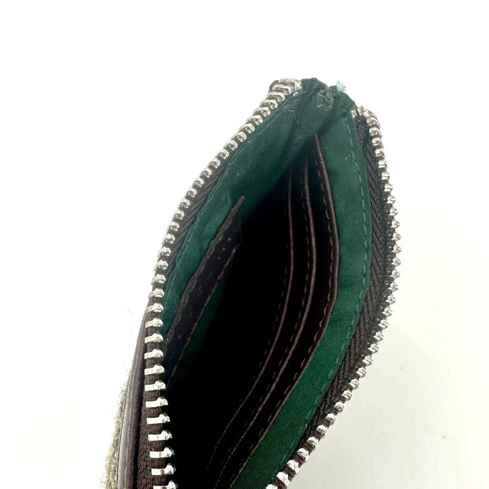 Harris Tweed Coin Purse Country Green