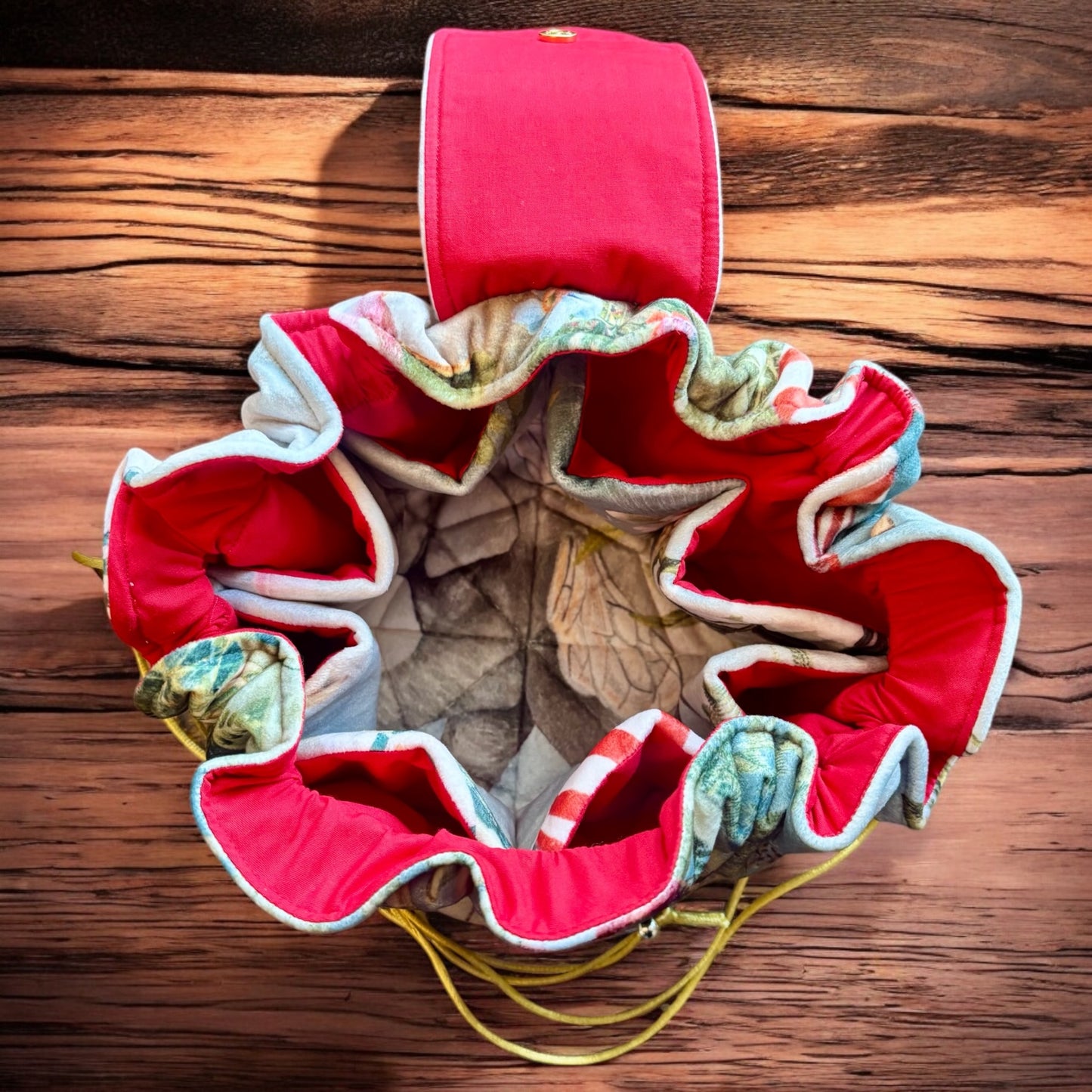 Elephant velvet jewellery pouch