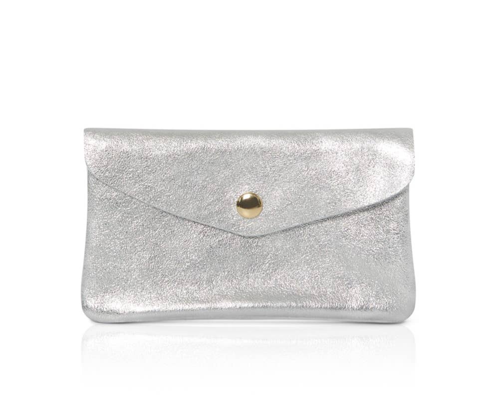 Genuine Leather Coin Bag Coin Purse And Card Holder-Medium: Dark Tan